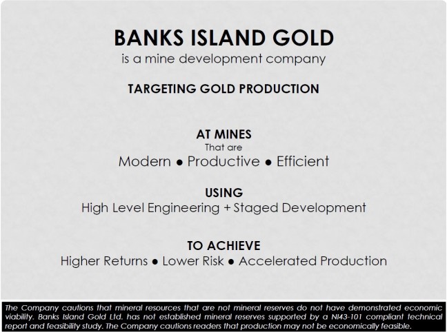 Banks Island Gold